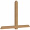 Ekena Millwork Eugene Smooth Timber Gable Bracket, Western Red Cedar, 96"W x 64"H x 5 1/2"D x 5 1/2"F, 16/12 Pitch GBW096X64X0606EUG00SWR - alternate 2